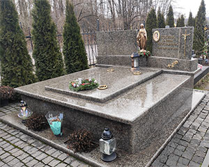 Родинний гробівець з коричневого граніту