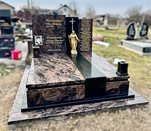 Пам'ятник європейський для двох поховань